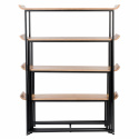 Estante \'Flodka\' - Negro/Madera