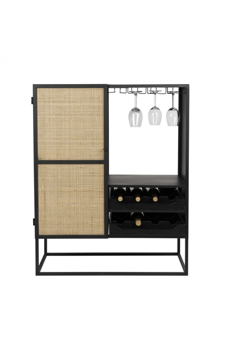 Estante de vino \'Guuji Low\' - Negro en el grupo Habitaciones / Sala de estar con Reforma (4100071)