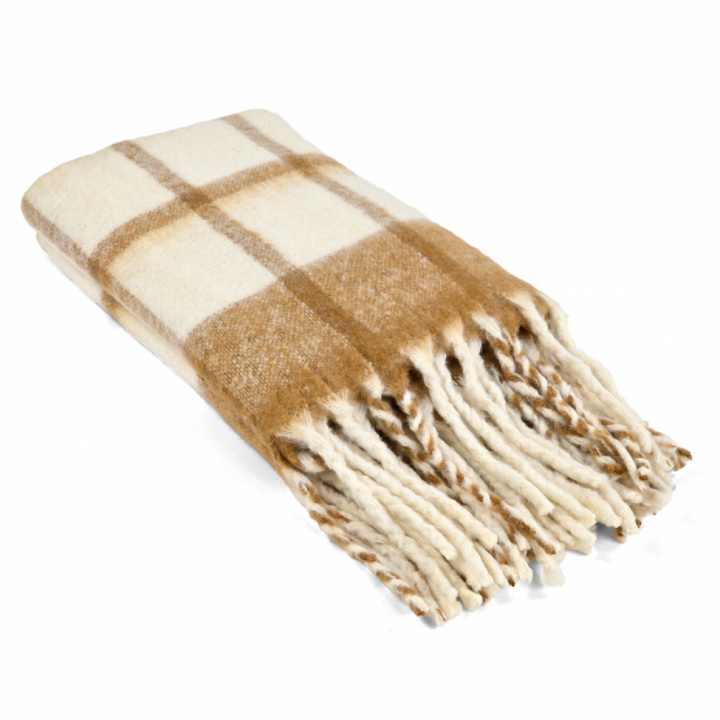 Manta \'Rachel\' 130x170cm - Amarilla en el grupo Decoración / Textiles / Mantas y cobijas con Reforma (4224615675040)