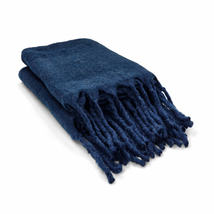 Plaid \'Samantha\' 130x170cm - Azul en el grupo Decoración / Textiles / Mantas y cobijas con Reforma (4224615677020)