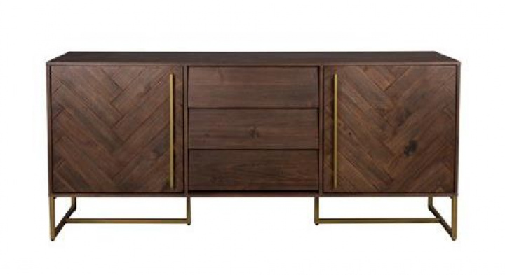 Mesa lateral \'Class\' alta - Marrón en el grupo Muebles / Estantes y almacenamiento / Buffets con Reforma (4300018)