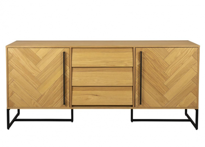 Mesa auxiliar \'Class\' alta - Roble en el grupo Muebles / Estantes y almacenamiento / Buffets con Reforma (4300035)