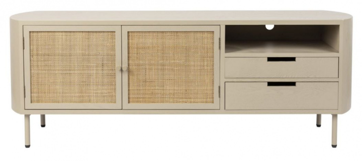 Mesa auxiliar \'Amaya\' - Beige en el grupo Muebles / Estantes y almacenamiento / Buffets con Reforma (4300039)