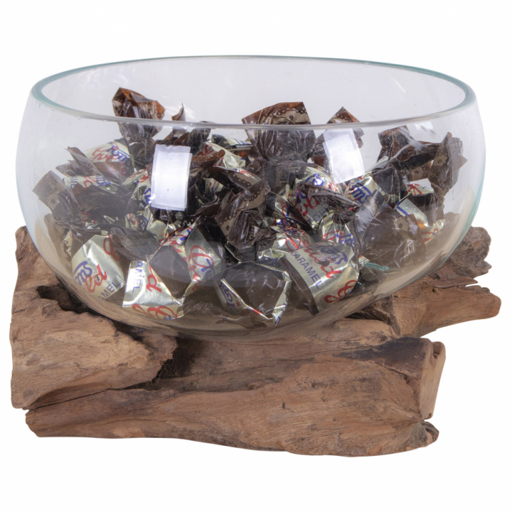 Dekoration \'Waterdrop\' 15x15cm - Madera/Vidrio en el grupo Decoración / Decoración / Otra decoración con Reforma (4501055)