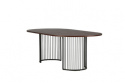 Mesa de comedor \'Hindås\' 110x220cm - Marrón