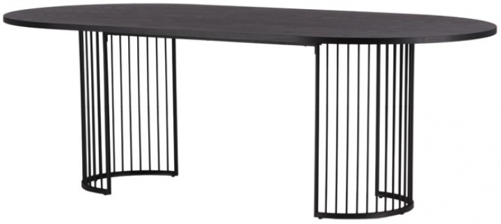 Mesa de comedor \'Hindås\' 110x220cm - Negro en el grupo Muebles / Mesas / Mesa de comedor con Reforma (46000-170)