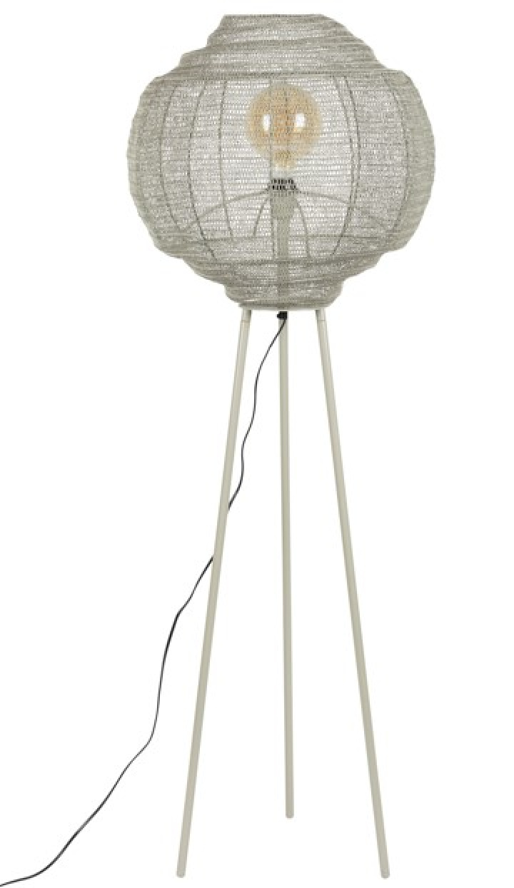Lámpara de pie \'Meezan\' - Gris en el grupo Habitaciones con Reforma (5100128)