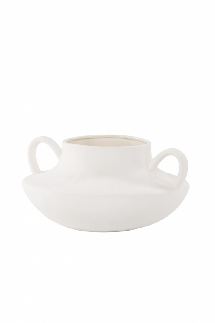 Maceta \'Arezzo\' - Blanco en el grupo Decoración / Decoración / Macetas con Reforma (58143-102)