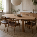 Mesa de comedor \'Uovo\' 220x115cm - Natural