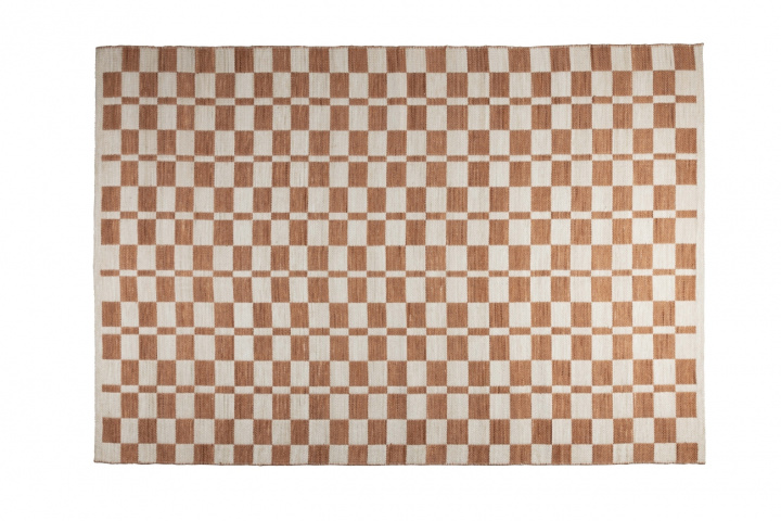 Alfombra \'Checker\' 160x230cm - Beige en el grupo Decoración / Alfombras con Reforma (6100126)