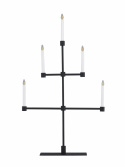 Candelabro de adviento \'Falsterbo\' - Negro