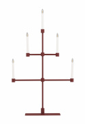 Candelabro de adviento \'Falsterbo\' - Rojo