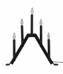 Candelabro de adviento \'Norrlund\' - Negro