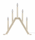 Candelabro de adviento \'Norrlund\' - Beige