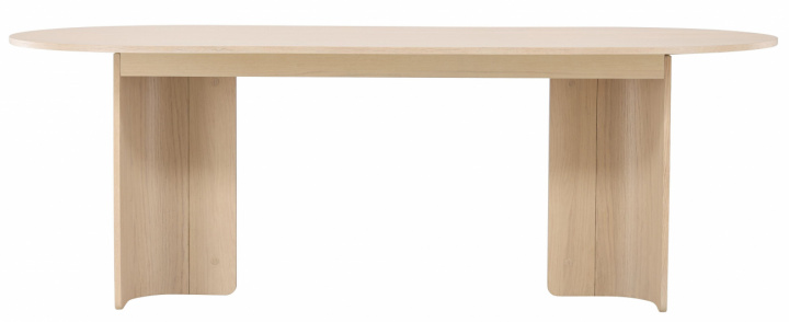 Mesa de comedor \'Tranemo\' Ovalada 220x100x75cm - Blanco en el grupo Muebles / Mesas / Mesa de comedor con Reforma (61953-130)