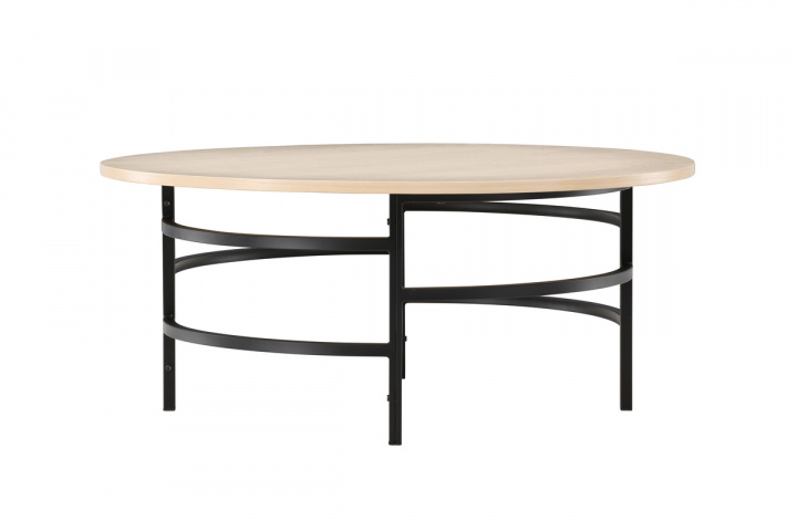 Mesa de café \'Copenhagen\' 100x43cm - Pigmentada blanca/Negra en el grupo Muebles / Mesas / Mesa de café con Reforma (62030-130)