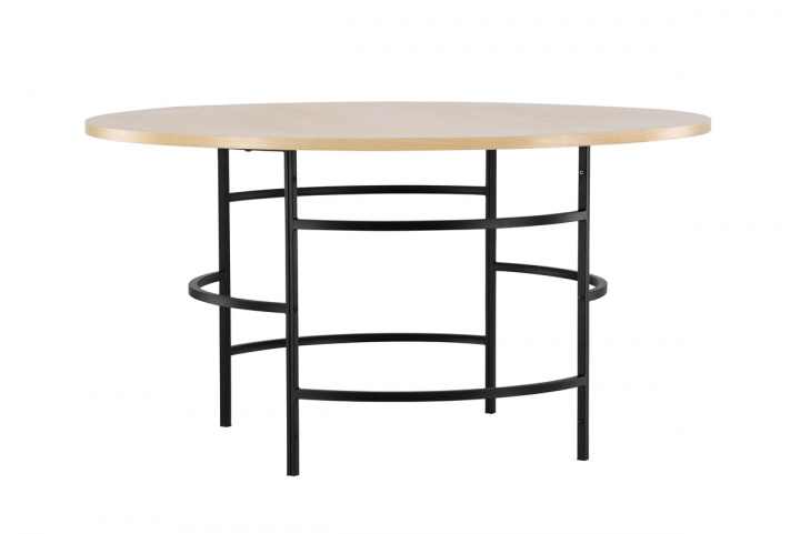 Mesa de comedor \'Copenhagen\' 140x74cm - Pigmentada blanca/Negra en el grupo Muebles / Mesas / Mesa de comedor con Reforma (62031-130)