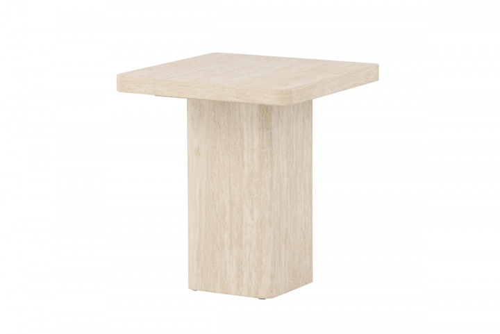 Mesa de centro \'Qvart\' 50x50cm - Beige en el grupo Habitaciones con Reforma (62061-999)