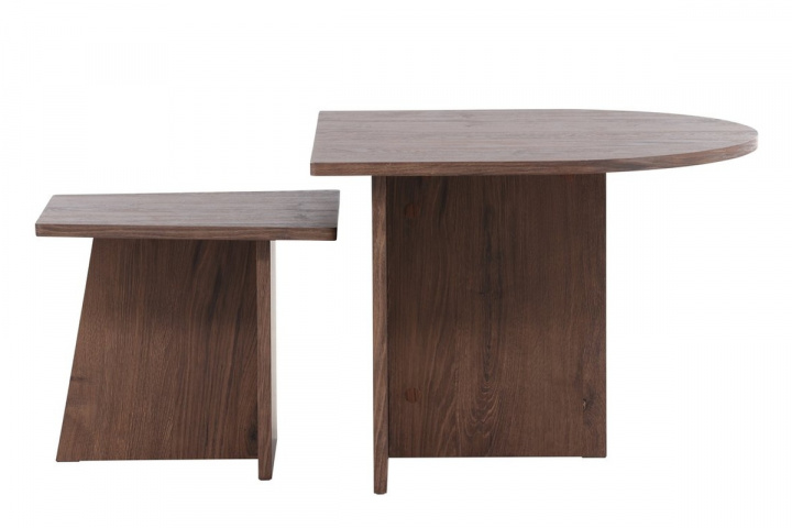 Mesa de centro \'Älvstrand\' 2-piezas - Ante en el grupo Muebles / Mesas / Mesa de café con Reforma (63356-444)