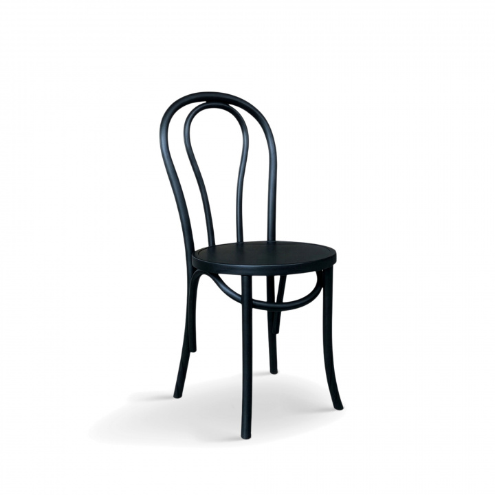 Silla \'Bistro\' - Madera/Negro en el grupo Muebles / Muebles para sentarse / Sillas con Reforma (64015-black)