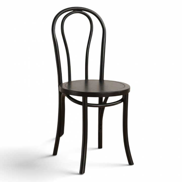 Silla \'Bistro\' - Madera/Negro en el grupo Muebles / Muebles para sentarse / Sillas con Reforma (64015-black)