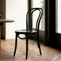 Silla \'Bistro\' - Madera/Negro