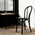 Silla \'Bistro\' - Madera/Negro