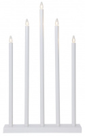 Candelabro de adviento \'Holy\' 5 Lámparas - Blanco