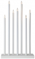 Candelabro de Adviento \'Holy\' 7 Lámparas - Blanco