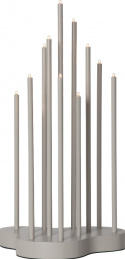 Candelabro de Adviento \'Buzz\' 43cm - Gris