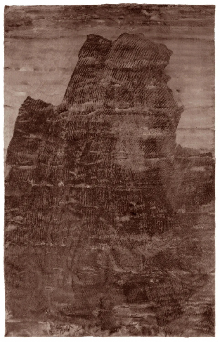 Alfombra \'Aranga Super Soft\' 120x170cm - Marrón oscuro en el grupo Decoración / Alfombras / Alfombras de ryas con Reforma (6902441000646)