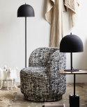 Sillón \'Bomu\' - Negro/Blanco