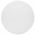 Alfombra redonda \'Aranga Super Soft\' 160cm - Blanca