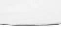 Alfombra redonda \'Aranga Super Soft\' 160cm - Blanca