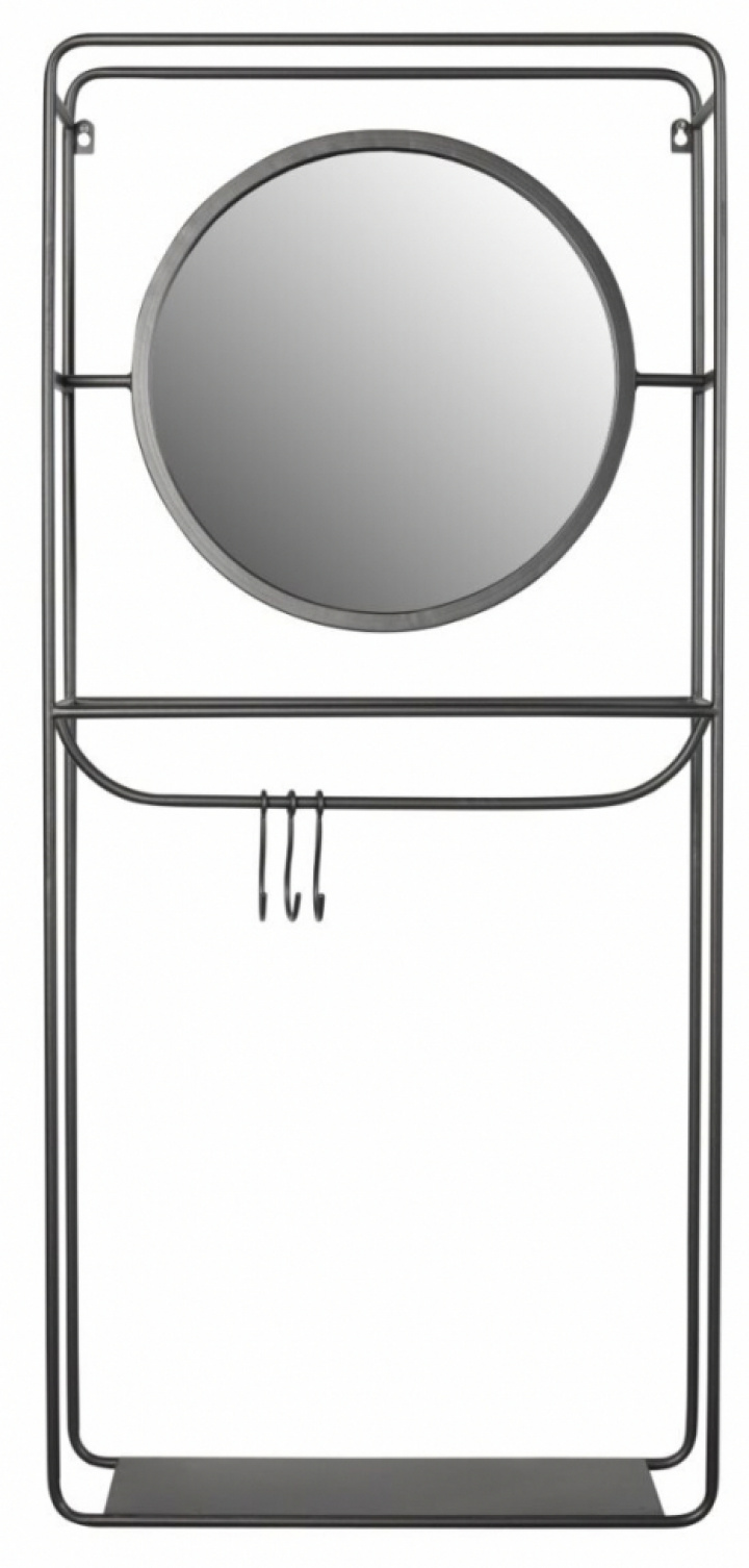 Espejo \'Duco\' - Negro en el grupo Decoración / Decoración / Espejos con Reforma (7600013)