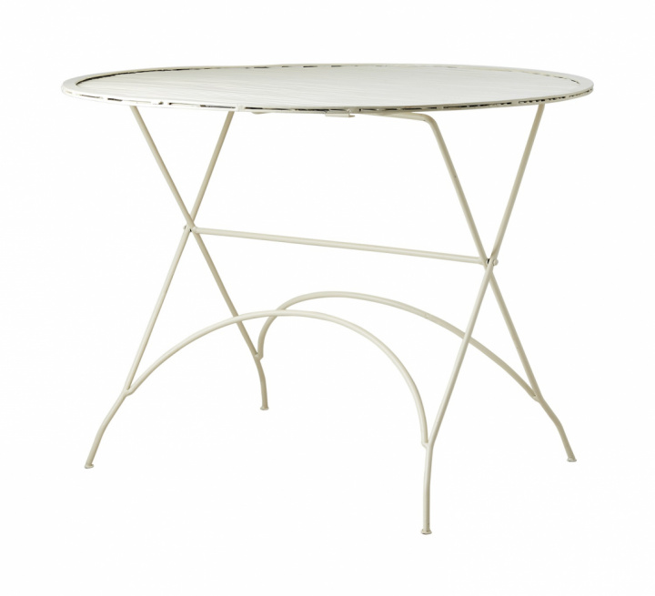 Mesa \'Visby\' Redonda 100cm - Blanco en el grupo Muebles / Muebles de exterior / Mesa de jardín con Reforma (797-734-05)