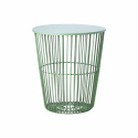 Mesa de café/cesta \'Marstrand\' redonda 40cm - Verde