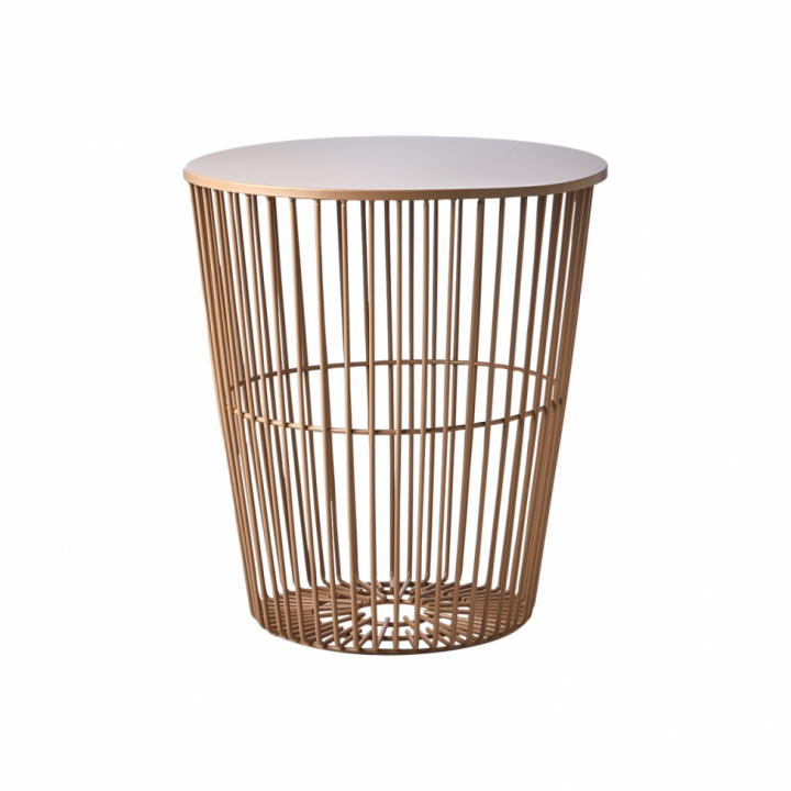 Mesa de café/cesta \'Marstrand\' redonda 40cm - Melocotón en el grupo Muebles / Mesas / Mesa de café con Reforma (797-751-02)