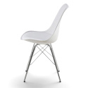 Silla \'Eris\' - Blanco/Plata