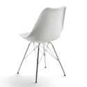 Silla \'Eris\' - Blanco/Plata