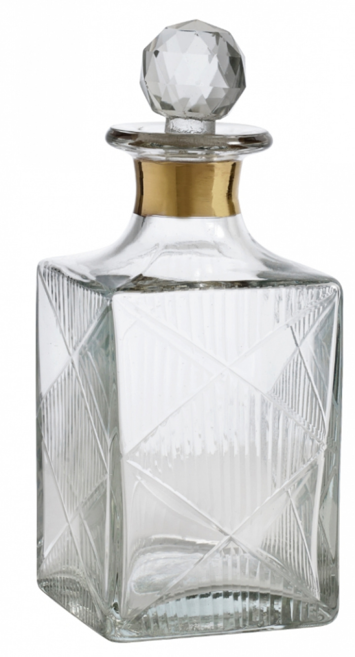 Jarra de vidrio \'Diamond\' - Oro/Diamante en el grupo Decoración / Mesa y Servicio con Reforma (8194)