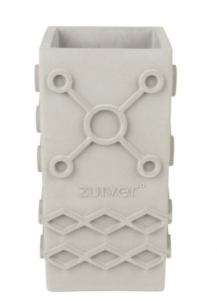 Jarrón \'Graphic Square\' - Gris en el grupo Decoración / Decoración / Macetas con Reforma (8200063)