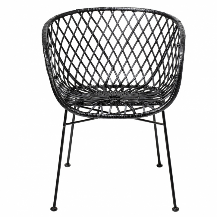 Loungestol \'Kama\' - Svart/Rotting en el grupo Muebles / Muebles de exterior / Sillas de exterior con Reforma (82041305)