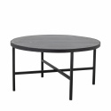 Mesa de centro \'Estelle\' 76cm Redonda - Gris/Mármol