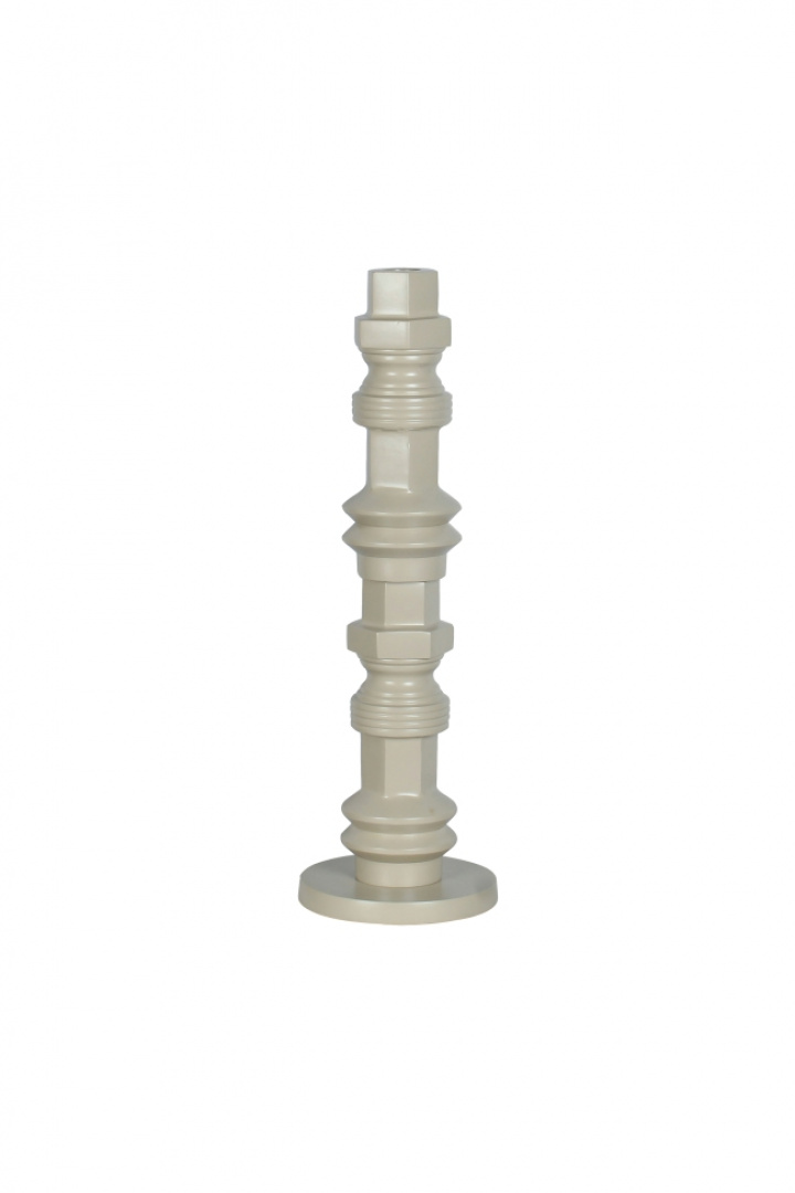 Portavelas \'Totem\' - Beige en el grupo Decoración / Decoración / Candelabros & Faroles con Reforma (8300038)