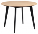 Mesa de comedor \'Ärsjö\' Redonda 105cm - Negro/Natural