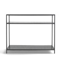 Mesa auxiliar \'Hydra\' 120cm - Negro/Gris