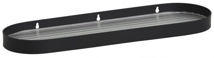 Estante de vidrio \'SOTRA\' S - Negro en el grupo Muebles / Estantes y almacenamiento / Estantes de pared con Reforma (8754)