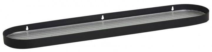 Estante de vidrio \'SOTRA\' L - Negro en el grupo Muebles / Estantes y almacenamiento / Estantes de pared con Reforma (8755)