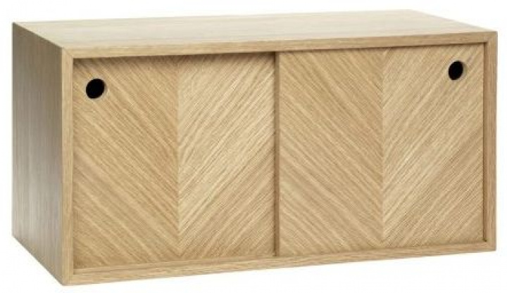 Estante \'Herringbone\' - Natural en el grupo Muebles / Estantes y almacenamiento / Estantes de pared con Reforma (880803F)